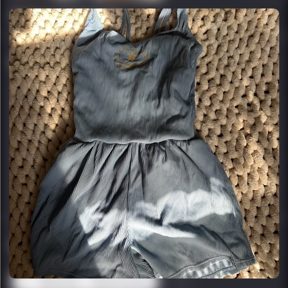 Blue Women’s One-Piece Swim Romper - Atmosea - Picture 6 of 6
